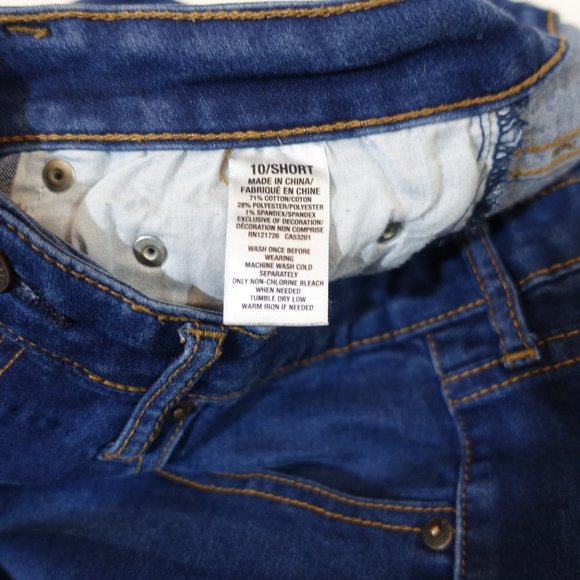 Aeropostale High Waisted Jegging Jeans Dark Wash 10 Short - Picture 7 of 7